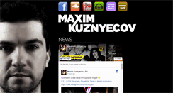 Desktop Screenshot of maximkuznyecov.com
