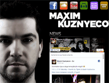 Tablet Screenshot of maximkuznyecov.com